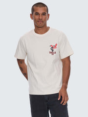 Wonder World Merch Fit Tee - Heritage White