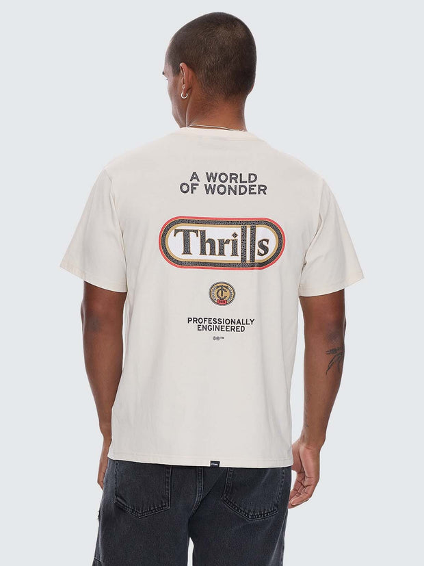 Wonder World Merch Fit Tee - Heritage White