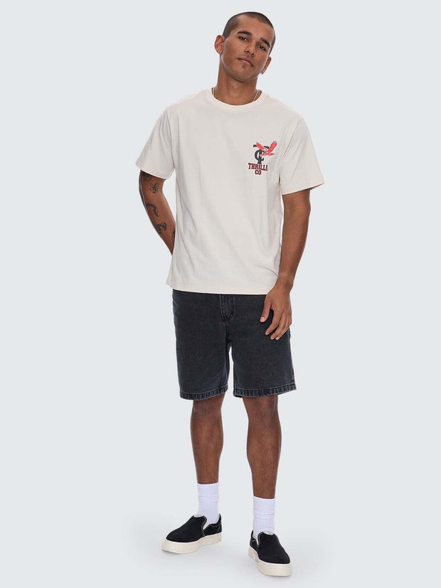 Wonder World Merch Fit Tee - Heritage White