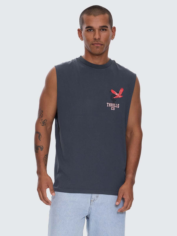 Wonder World Merch Fit Muscle Tee - Ebony