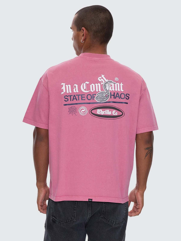 Bueno Oversized Fit Tee - Heather Rose