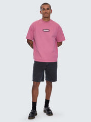 Bueno Oversized Fit Tee - Heather Rose