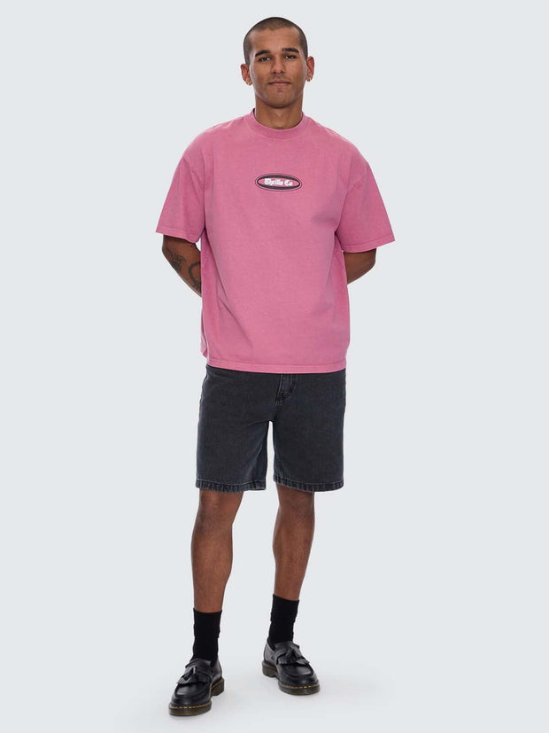 Bueno Oversized Fit Tee - Heather Rose