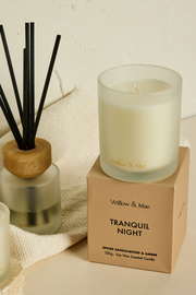 Tranquil Night Spiced Sandalwood + Amber 230g Soy Candle