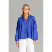 Veronica Top - Juniper Blue