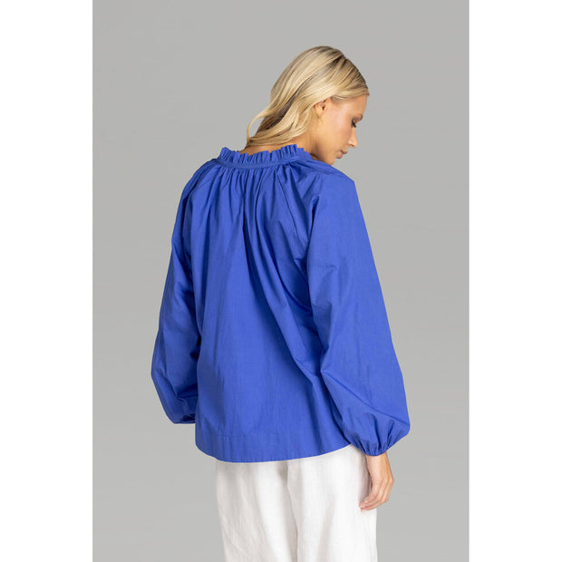 Veronica Top - Juniper Blue