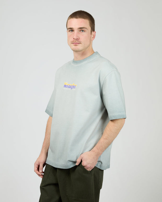 Zero Boxcar Tee - Bluestone