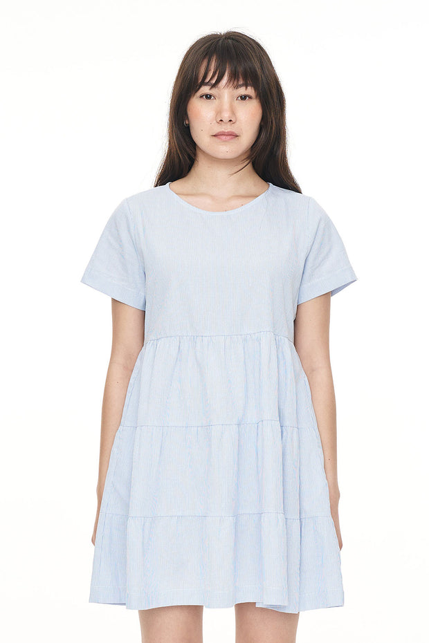 Cruise Milly Dress - Blue Haze Chalk