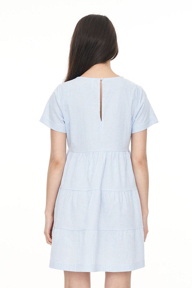 Cruise Milly Dress - Blue Haze Chalk