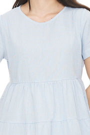 Cruise Milly Dress - Blue Haze Chalk