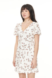 Lalisa Cleo Mini Dress - Multi Floral