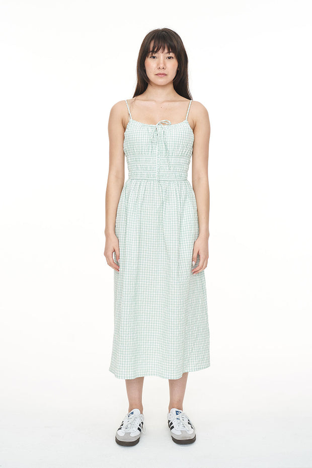 Catalina Eden Midi Dress - Mint/Chalk