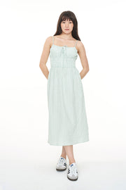 Catalina Eden Midi Dress - Mint/Chalk