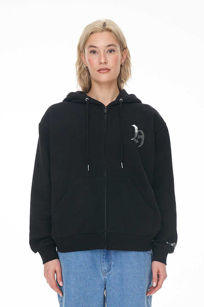 Boxy Rider Hood/Light Beams - Black