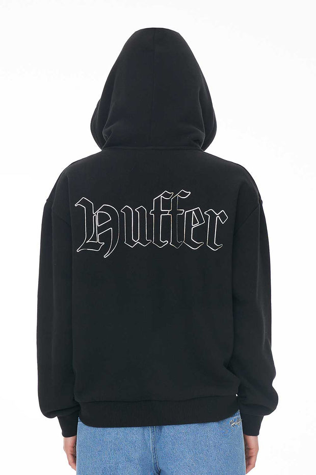 Boxy Rider Hood/Light Beams - Black