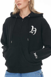 Boxy Rider Hood/Light Beams - Black