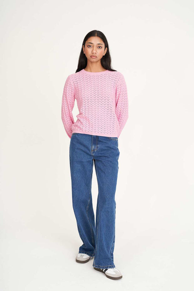 Ziggy Cruise Long Sleeve Top - Mellow Pink