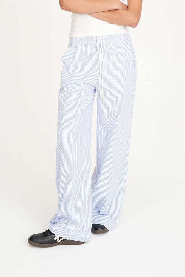 Cruise Lounge Pant - Ice Blue Stripe