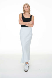 Celine Lila Midi Skirt - Blue/White