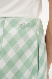 Celine Lila Midi Skirt - Matcha/Chalk