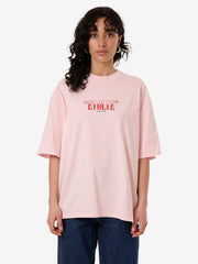 Highly Evolved Oversized Tee - Barely Pink