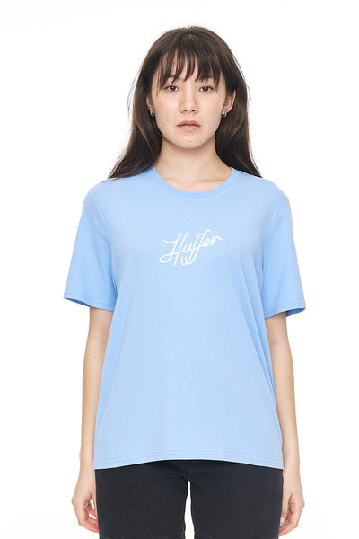 Classic Tee 170/Cursive - Cornflower