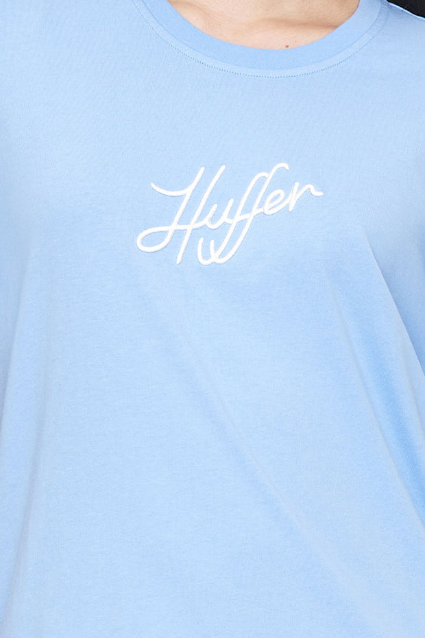 Classic Tee 170/Cursive - Cornflower