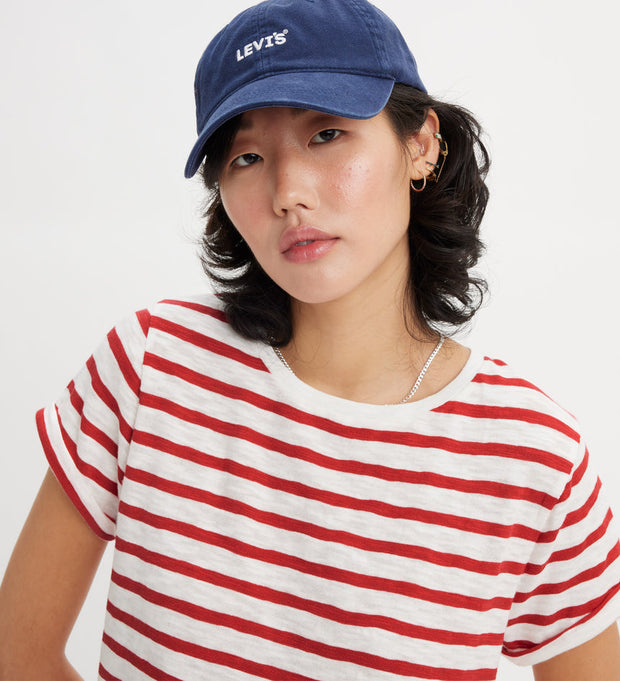 Margot Tee - Scarlet Stripe