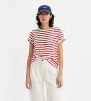 Margot Tee - Scarlet Stripe