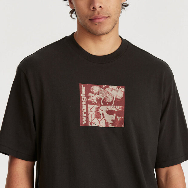 Expand Your Mind Slacker Tee - Worn Black