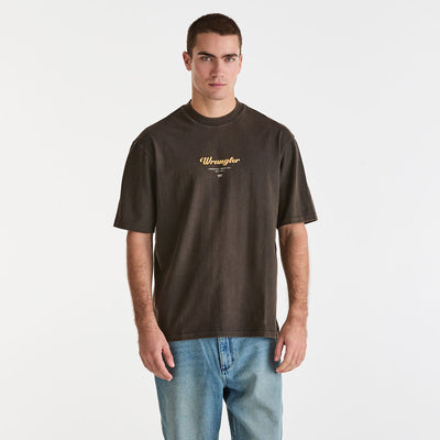 North Elm Slacker Tee - Worn Black
