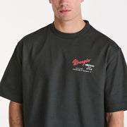 Motel Boxcar Tee - Dark Slate
