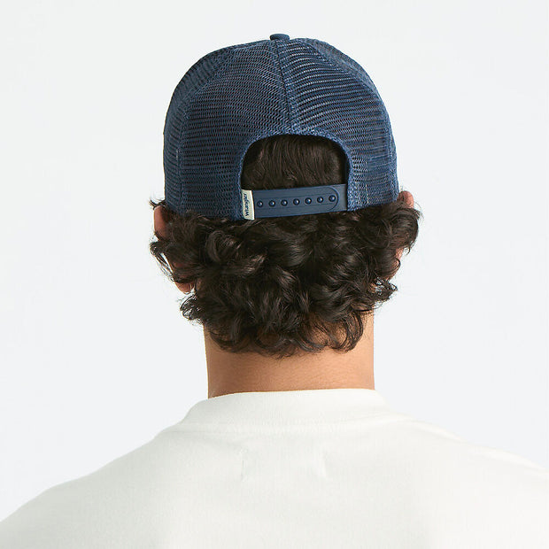 Wrangler Trucker Cap - White/Vintage Navy
