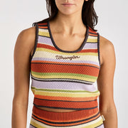 Flat Knit Tank - Sunset Multi