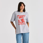 Leading You Slouch Tee - Lilac Cloud