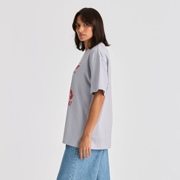 Leading You Slouch Tee - Lilac Cloud