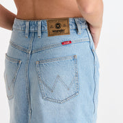 Repair Mini Skirt - Blue Tour