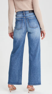 Wendy Wide Leg Jean - Denim Blue