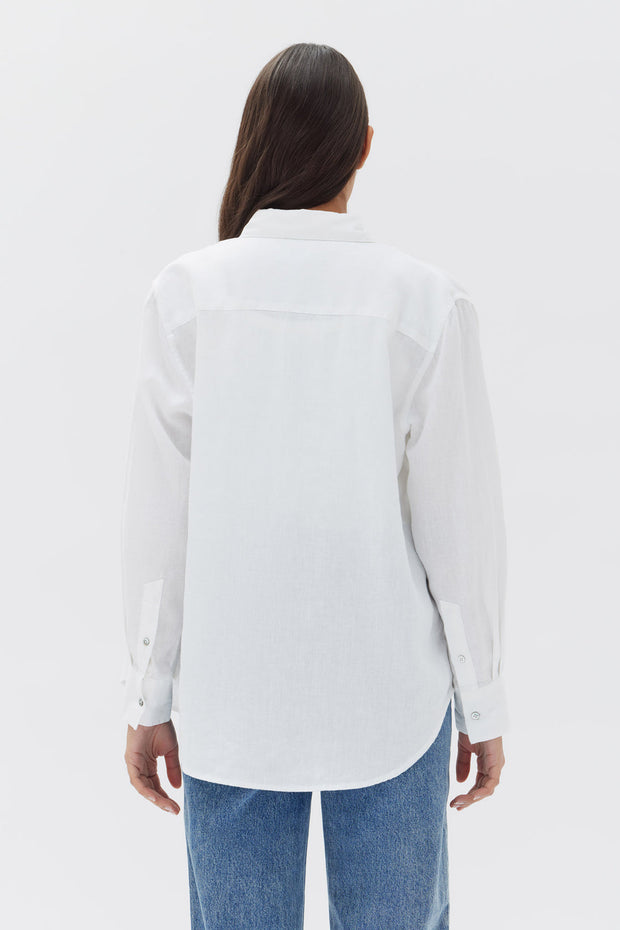 Xander Long Sleeve Shirt - White