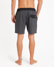 Psych Cotton Trunk 17" Short - Black
