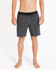 Psych Cotton Trunk 17" Short - Black