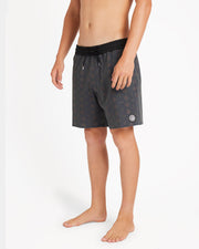 Psych Cotton Trunk 17" Short - Black