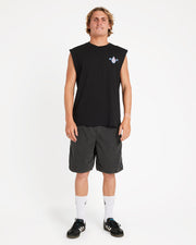 Counter Top Muscle Tee - Black