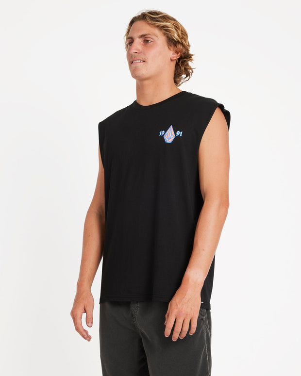 Counter Top Muscle Tee - Black