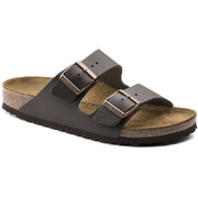 Arizona Smooth Leather Sandal - Dark Brown (Regular Fit)