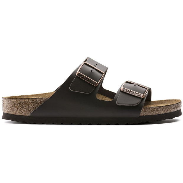 Arizona Smooth Leather Sandal - Dark Brown (Regular Fit)