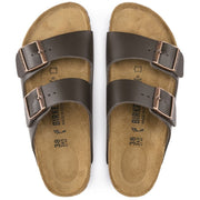 Arizona Smooth Leather Sandal - Dark Brown (Regular Fit)