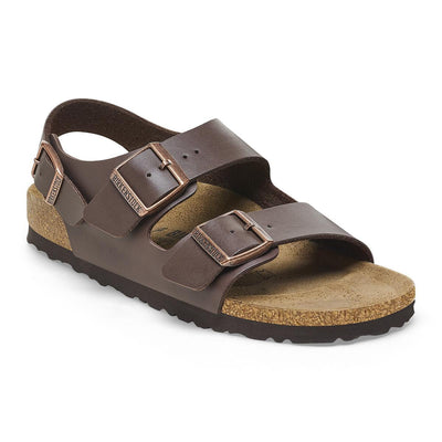 Milano Birko-Flor Sandal - Dark Brown (Regular Fit)