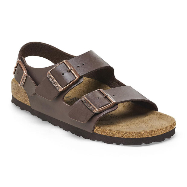 Milano Birko-Flor Sandal - Dark Brown (Regular Fit)
