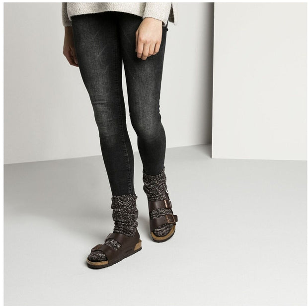 Milano Birko-Flor Sandal - Dark Brown (Regular Fit)